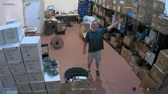 1080p HD-TVI Security Camera Surveillance Image