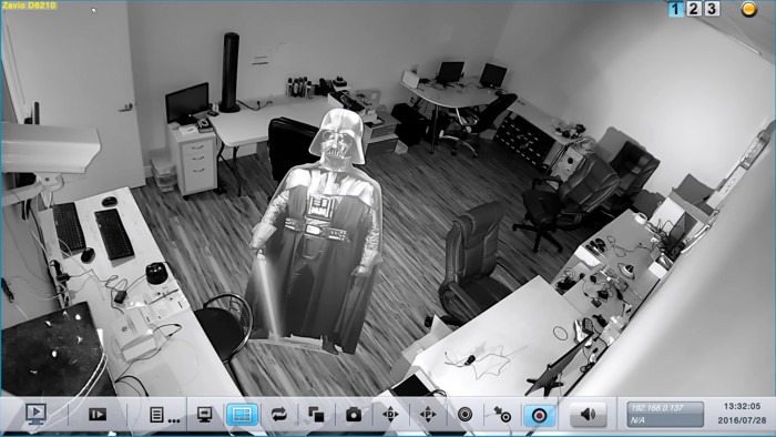 Dome IP Camera Infrared Surveillance