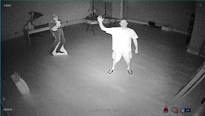 Zero Light Infrared CCTV Surveillance