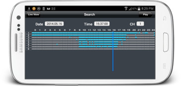 Android DVR Viewer App Video Playback