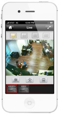 iPhone CCTV Office Camera View