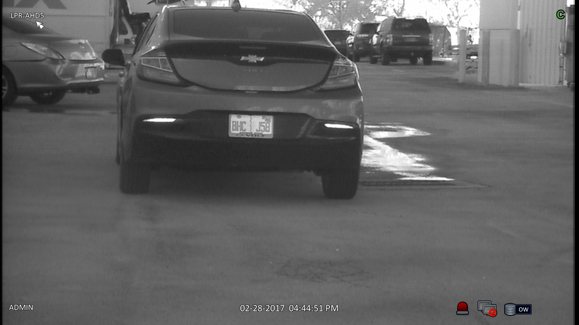 HD License Plate Capture Camera