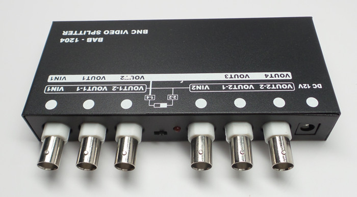 AHD HD-TVI HD-CVI BNC Video Splitter Amplifier