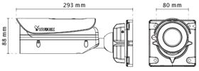 Vivotek IB836B-EHF3 Dimensions