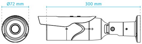 Vivotek IB8379-H Dimensions