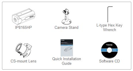 Vivotek IP8165HP Included