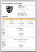 Infrared CCD Camera Specification