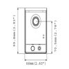 Geovision GV-CAW220 Camera Dimensions