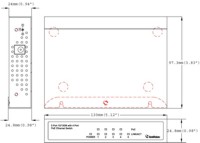 Geovision GV-POE0400 Dimensions