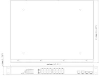 Geovision GV-POE1601 Dimensions