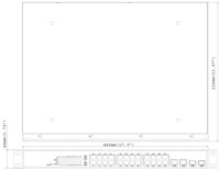 Geovision GV-POE2401 Dimensions